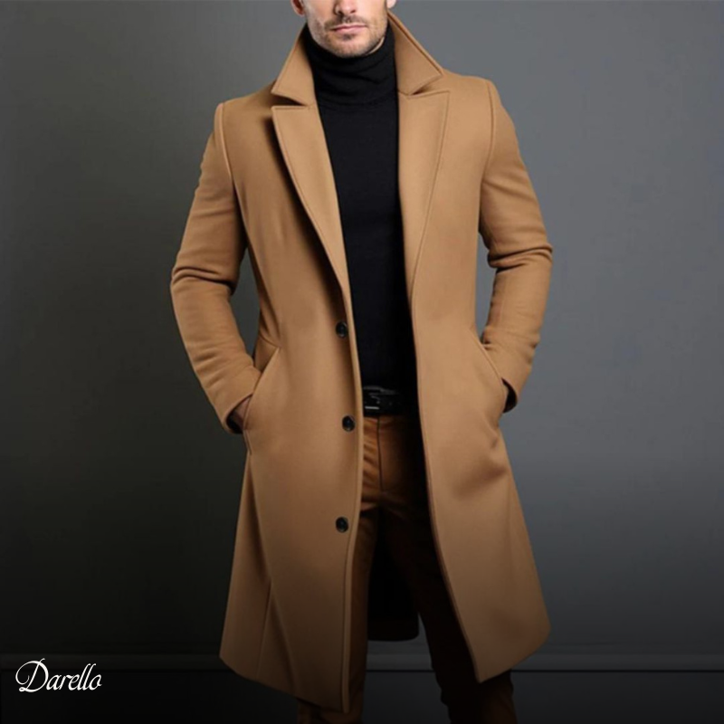 STEN | Wollen trenchcoat