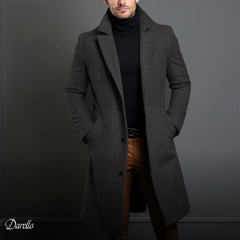 STEN | Wollen trenchcoat